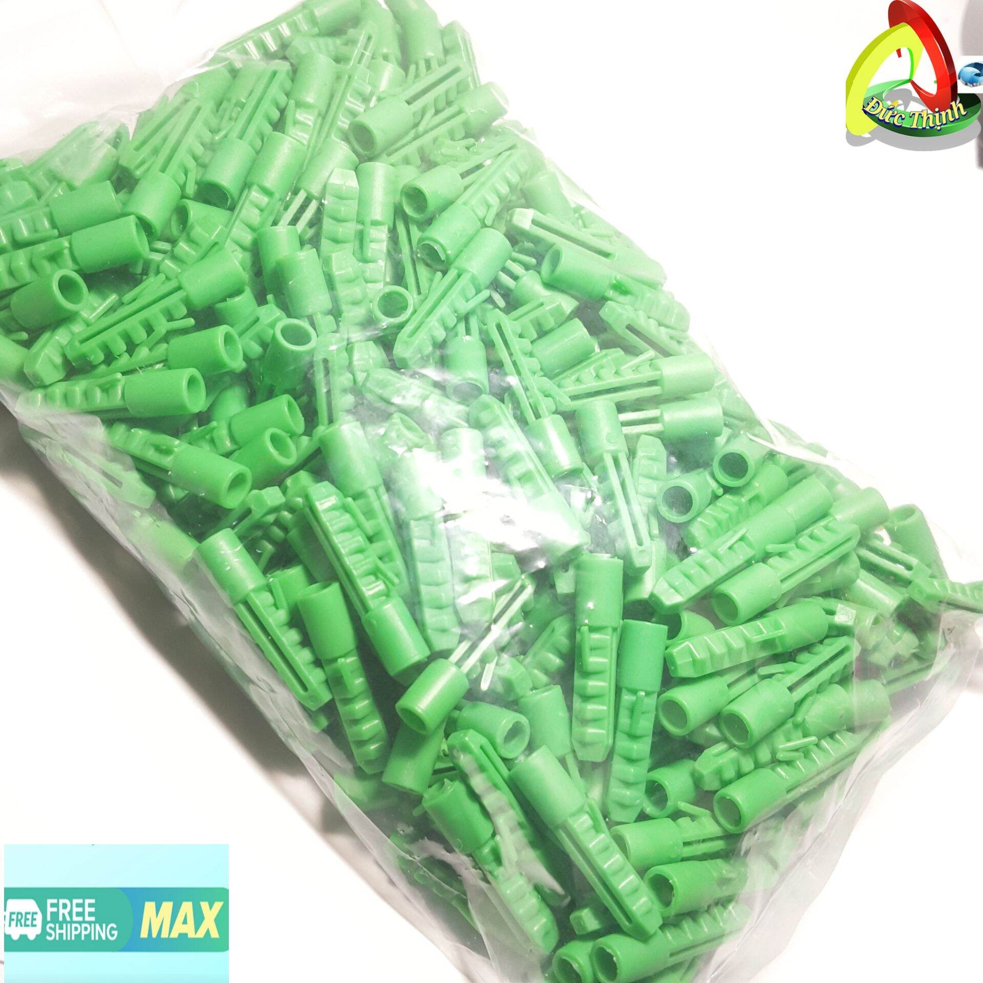 Bịch tắc kê 300 con hoặc bịch 1kg khoản 1800 con [ tacke nhựa ] tắc kê râu 6 * 30mm[ dùng để lắp các loại cửa,treo tranh ảnh giá đỡ... ]