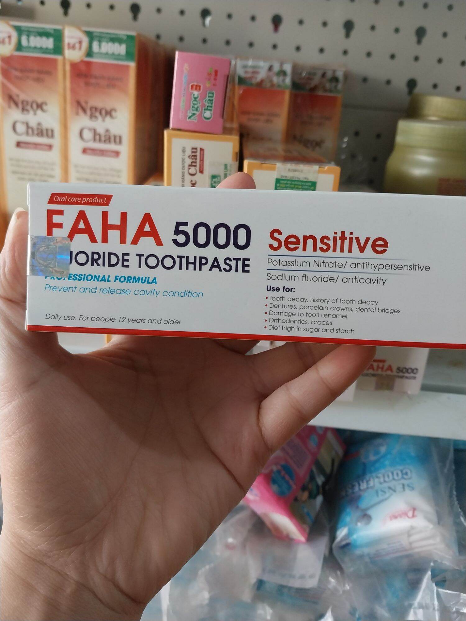 Kem đánh răng giảm e buốt faha 5000