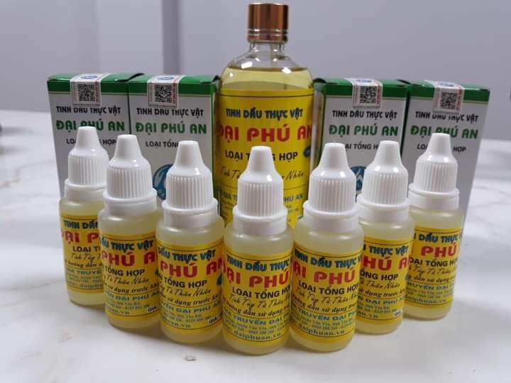 tình dầu thực vật đại phú an 10 lọ 15ml