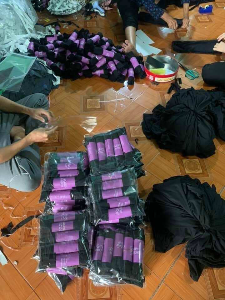 Quần legging nữ chất cottton co giãn
