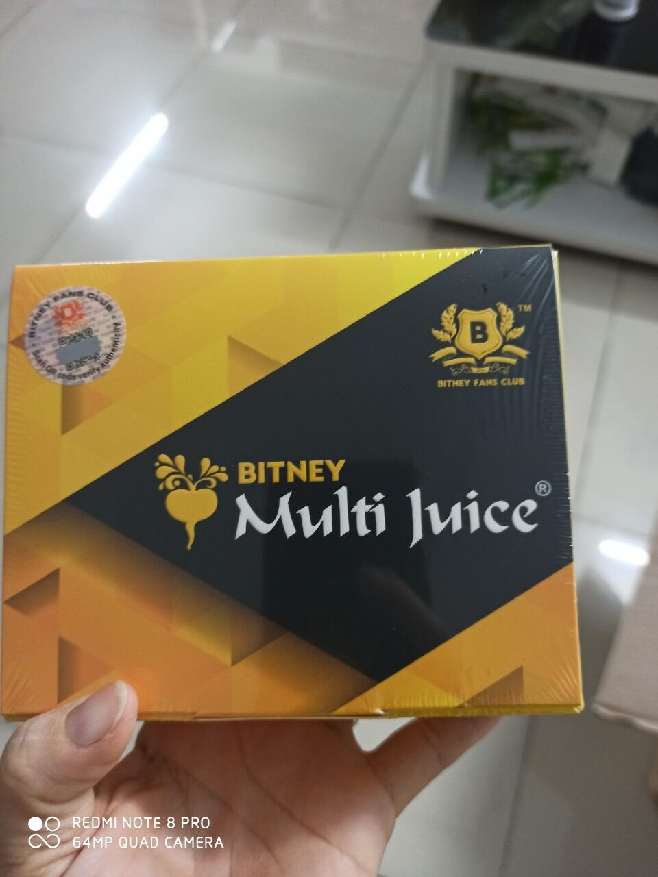 Hương vị củ trà multi juice Bitney