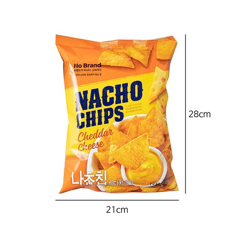 Snack Giòn Nacho Chips No Brand Gói 155G