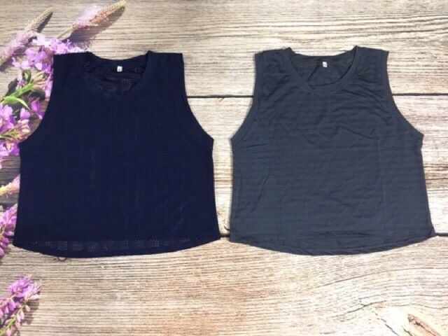 Áo croptop lưới sát nách