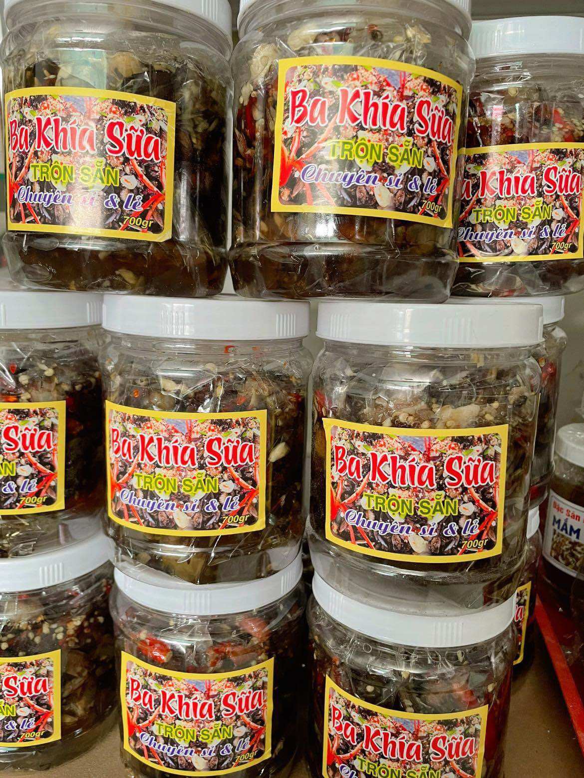 Mắm ba khía trộn sẵn