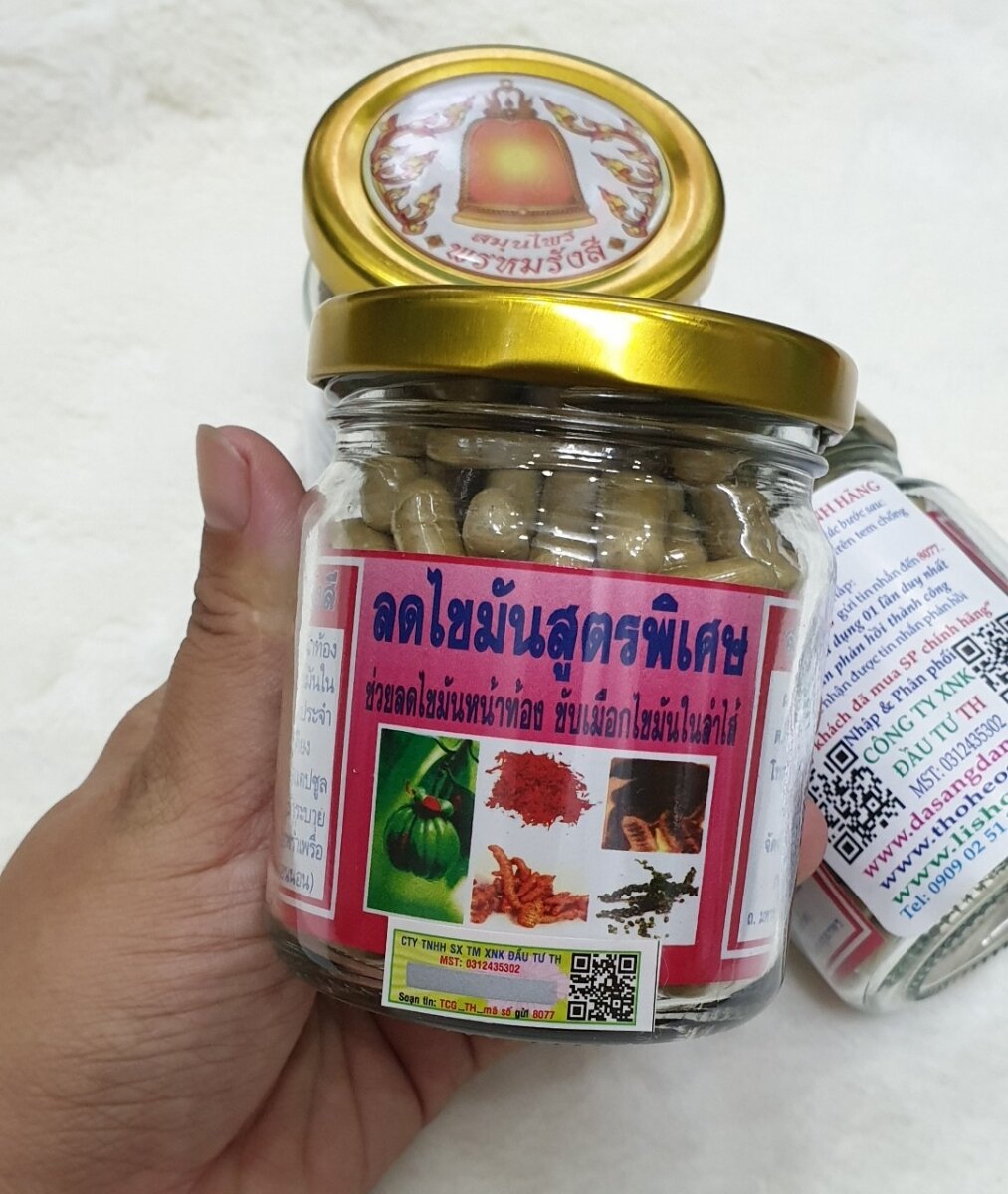Detox thải mỡ giảm béo đông y thái Lan
