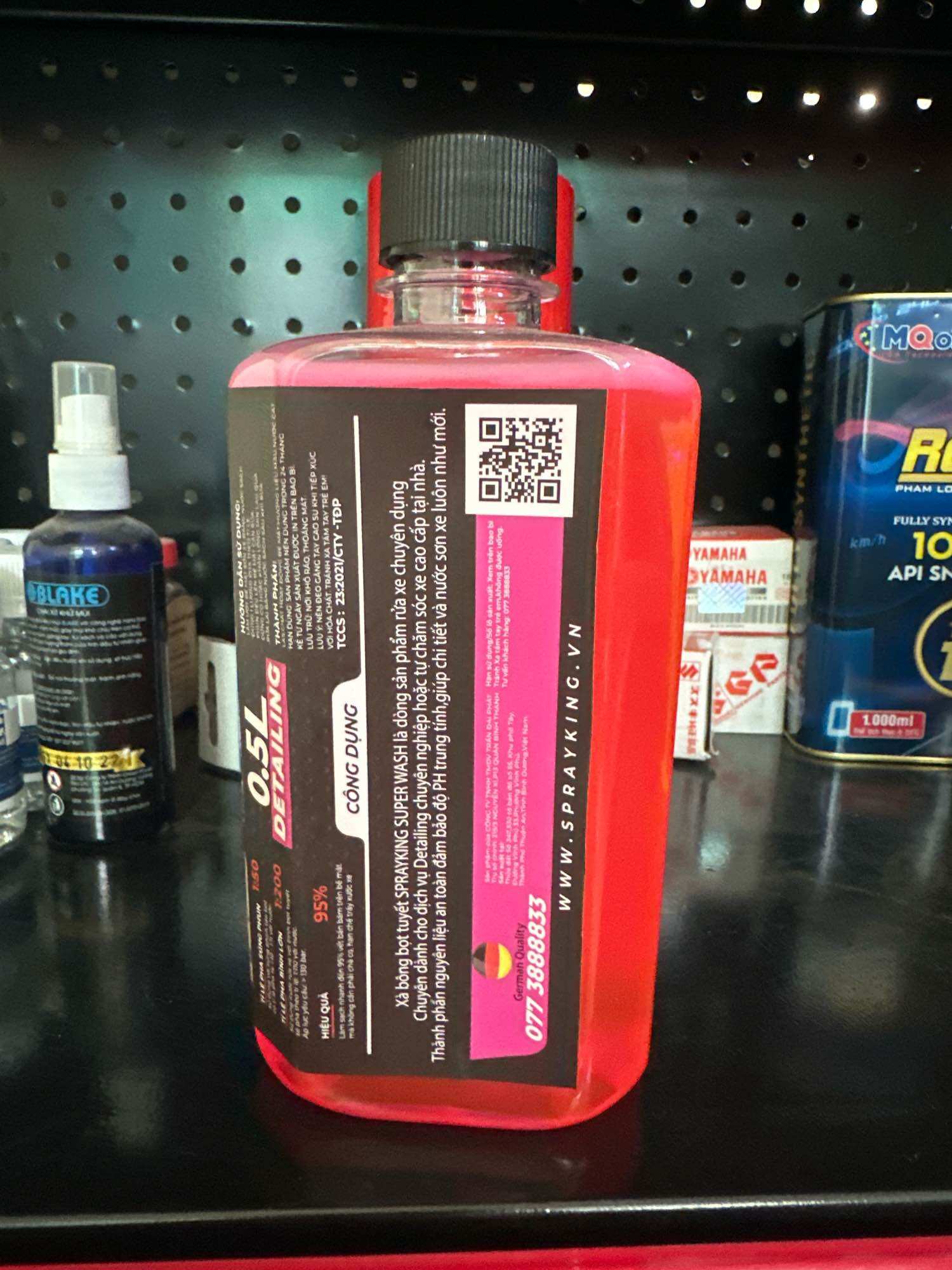 Nước rửa xe bọt tuyết sprayking 500ml
