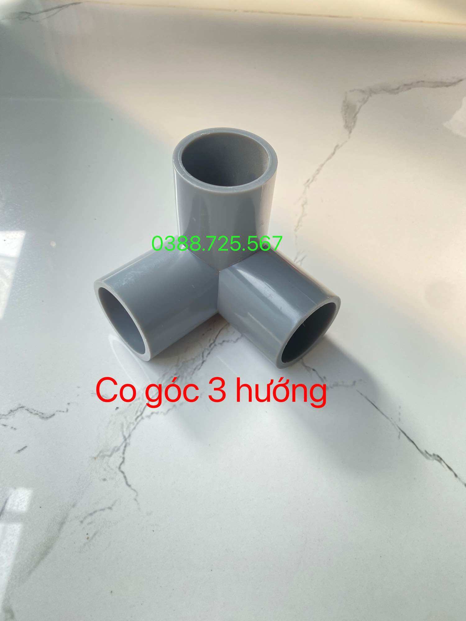 Co góc 3 hướng, 4 hướng, chữ thập phi 21, phi 27, phi 34, phi 42, phi 49