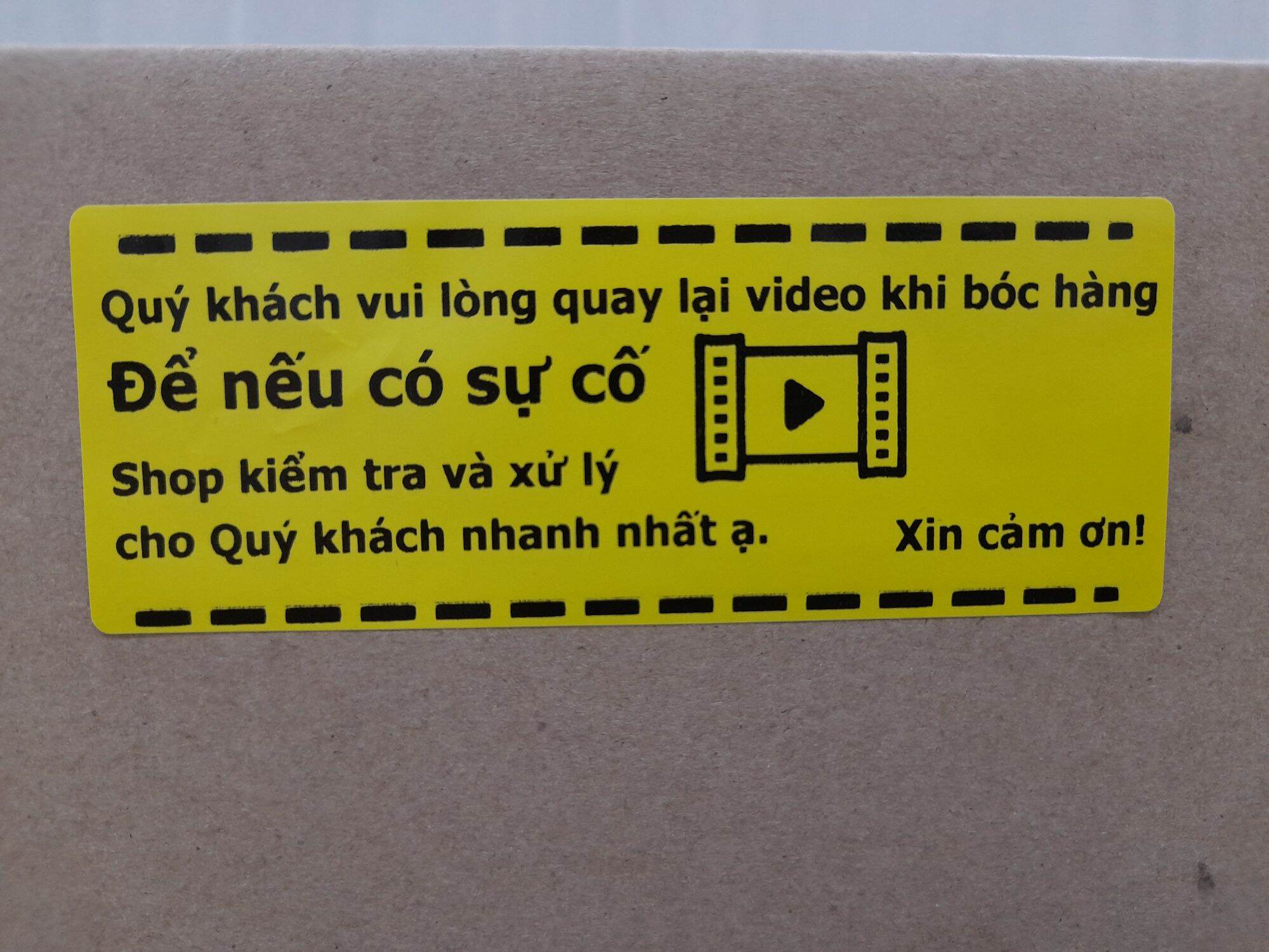 100 tem - tem dán note khách quay video khổ 103x40mm