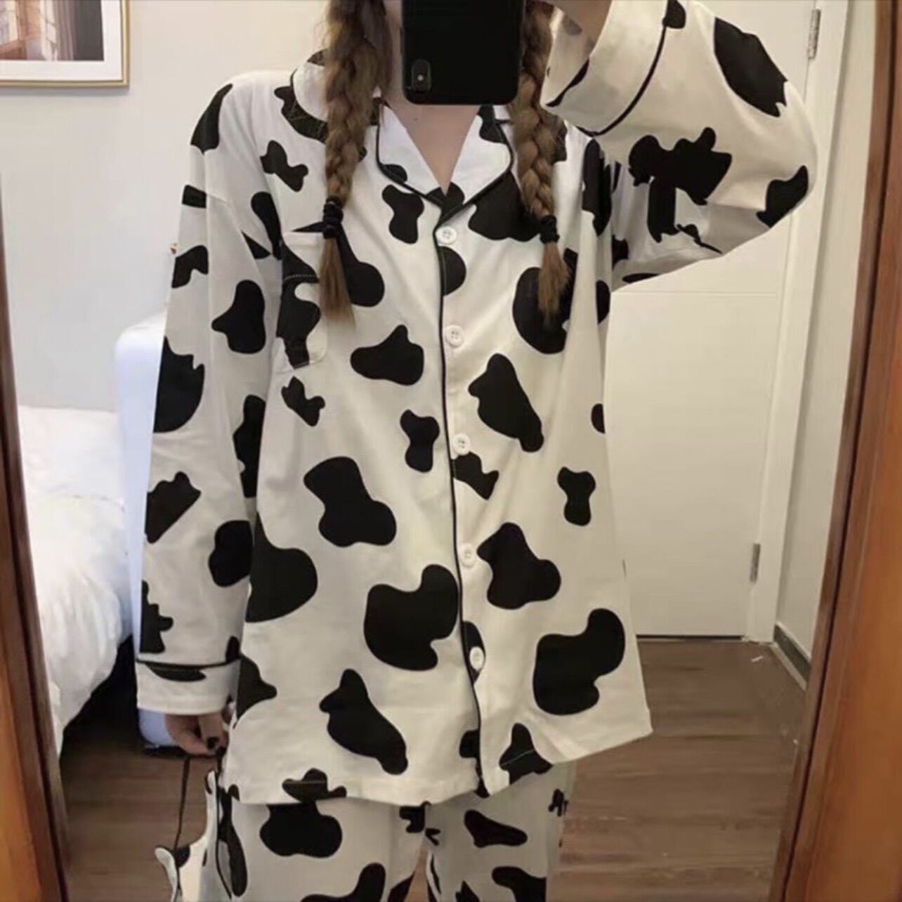 ĐỒ NGỦ PYJAMA BÒ SỮA