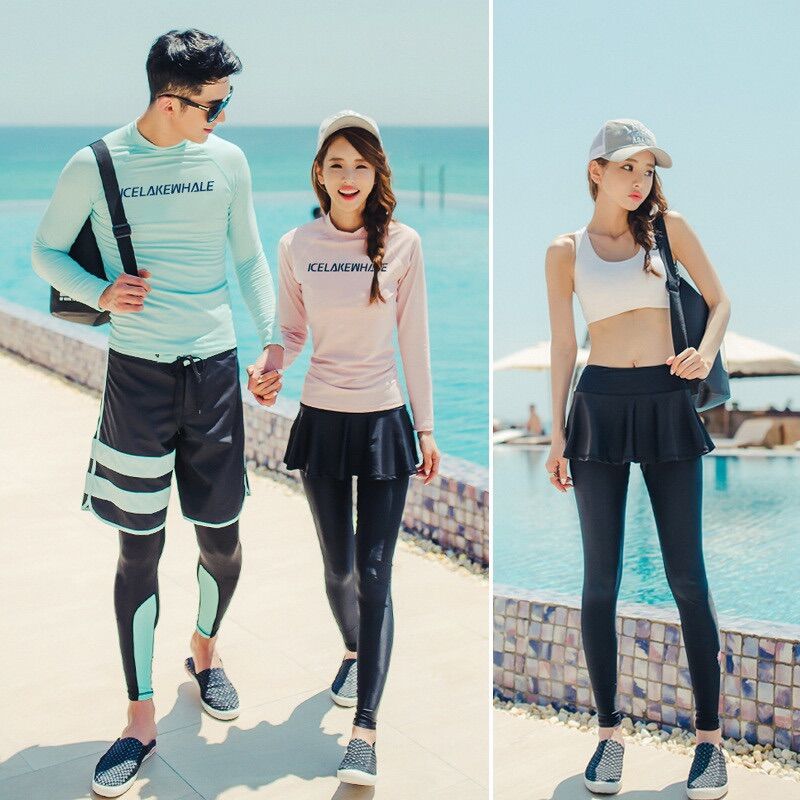 Đồ bơi nữ kín đáo set 4in1 (40-80kg)