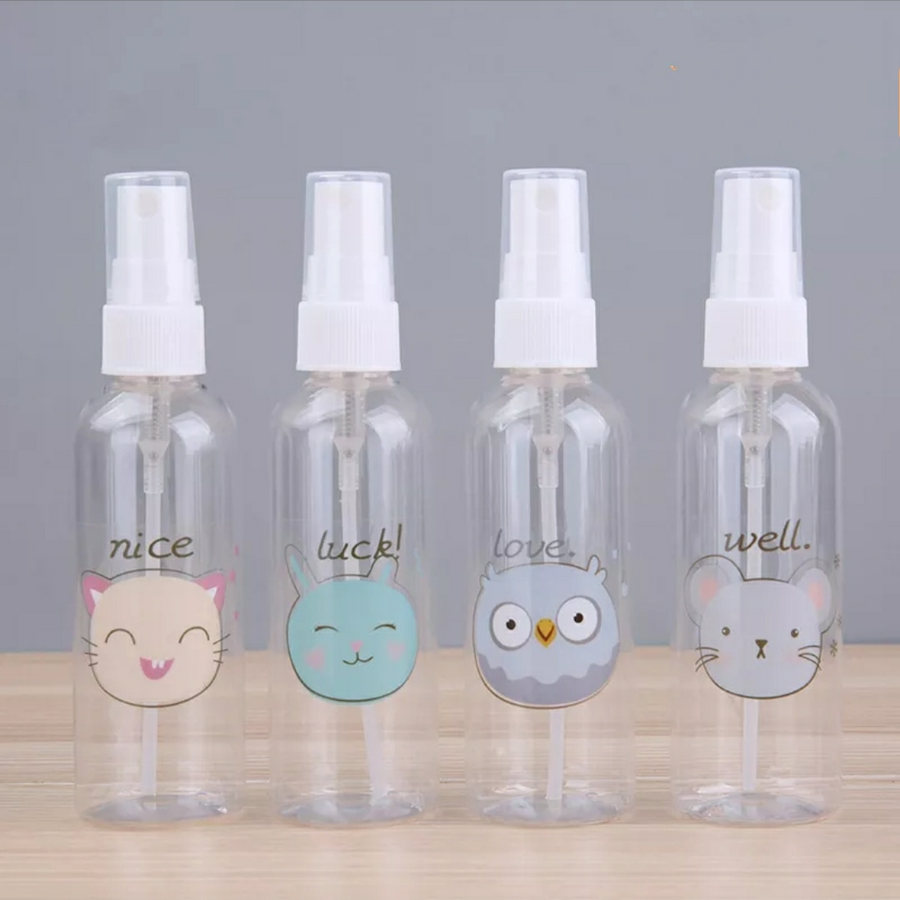 Chai xịt phun sương dung dịch mini 100ml, chiết mỹ phẩm du lịch