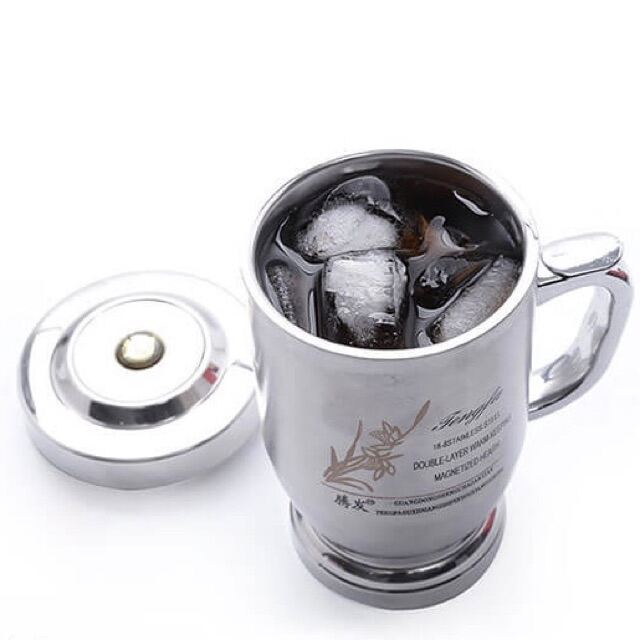 Ly Giữ Nhiệt Inox 500ml Giữ Nhiệt Tốt Tay Cầm Tiện Lợi