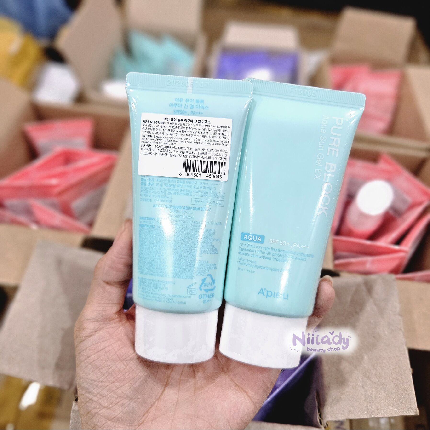 (HSD từ 05/2026) Kem chống nắng A'pieu Pure Block