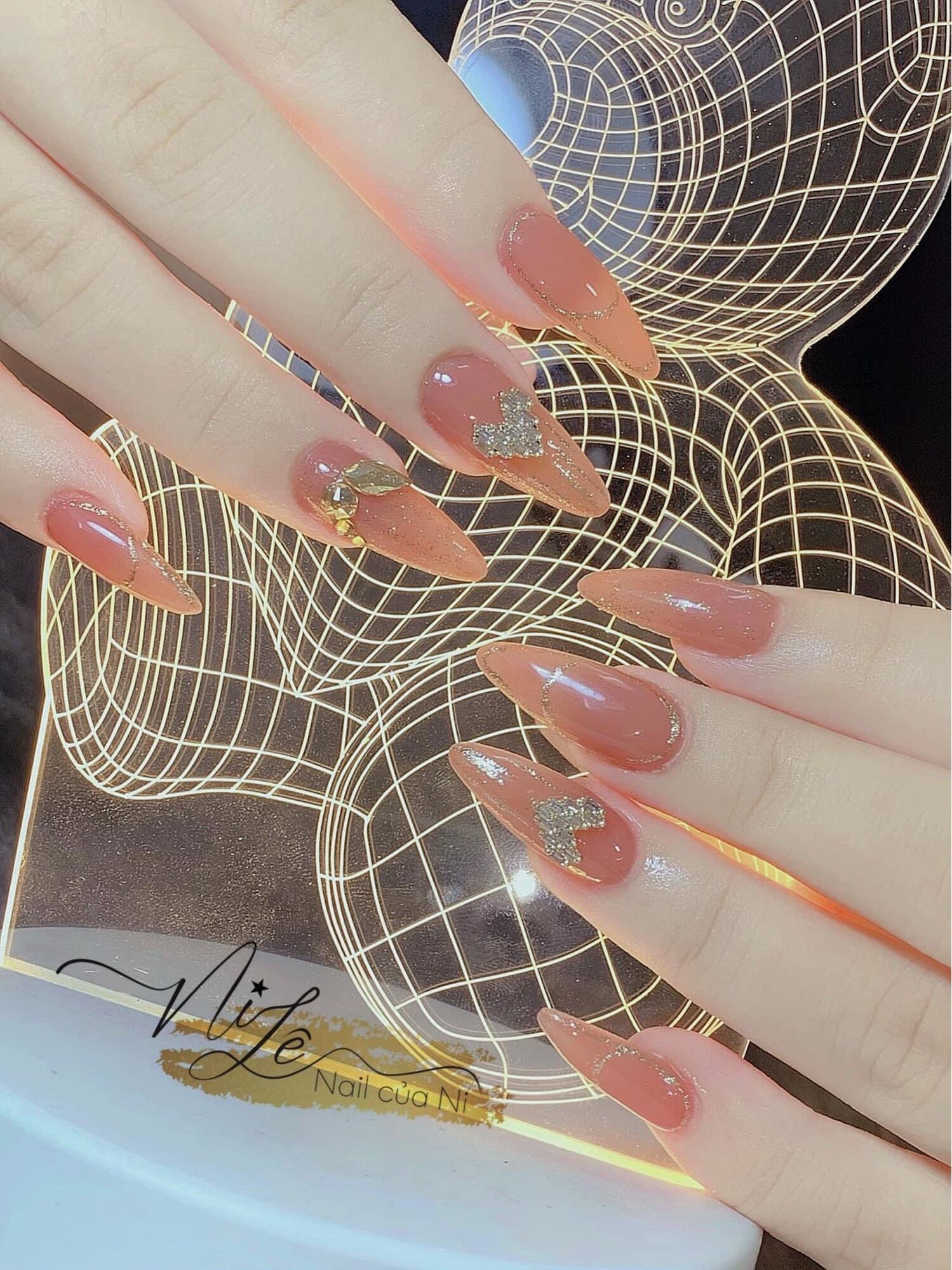 Đèn gấu chụp ảnh nails
