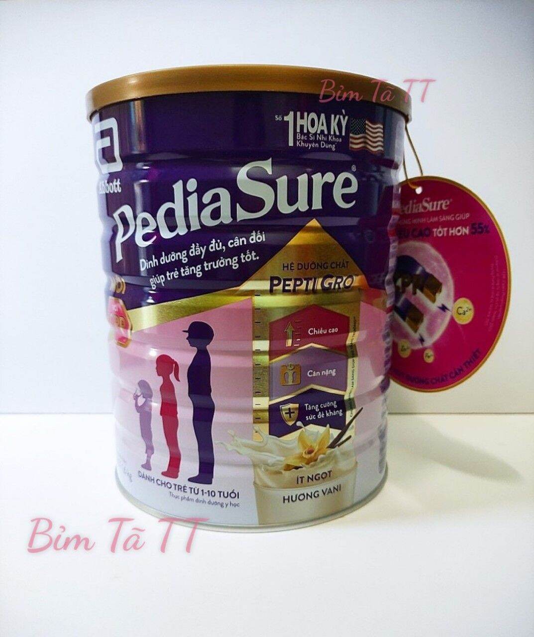 Sữa Pediasure CPP ÍT NGỌT 1kg6/1,6kg date mới 2025