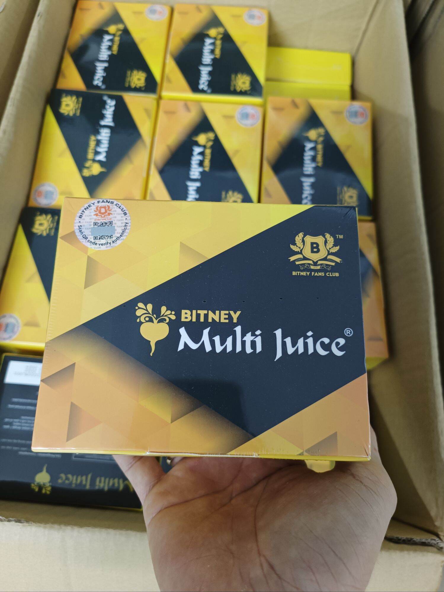 multi juice nhập khẩu Malaysia 1 hộp 10 gói. giúp tăng cường sinh lý nam