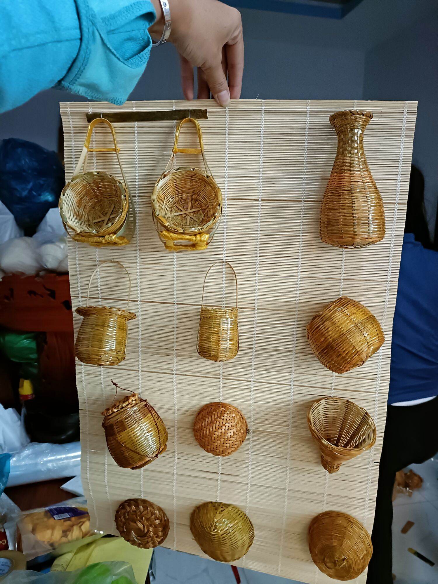 SET MÀNH 12 MÓN MINI TREO TƯỜNG DECOR TRANG TRÍ