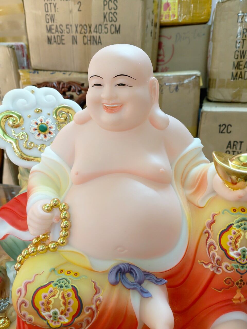 Tượng Phật Di Lặc cao 40cm,50cm