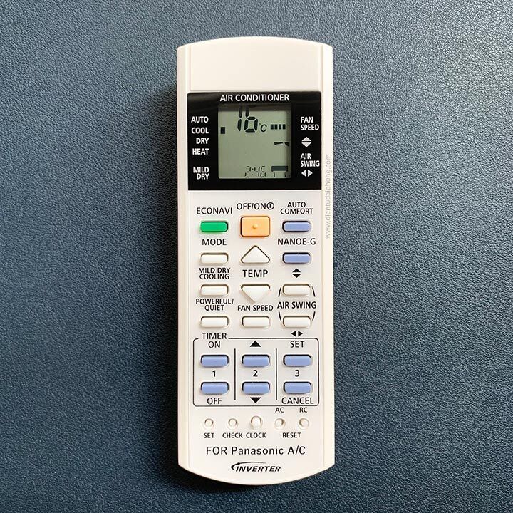 Điều khiển điều hòa Panasonic Inverter 2 chiều Econavi ZIN XỊN