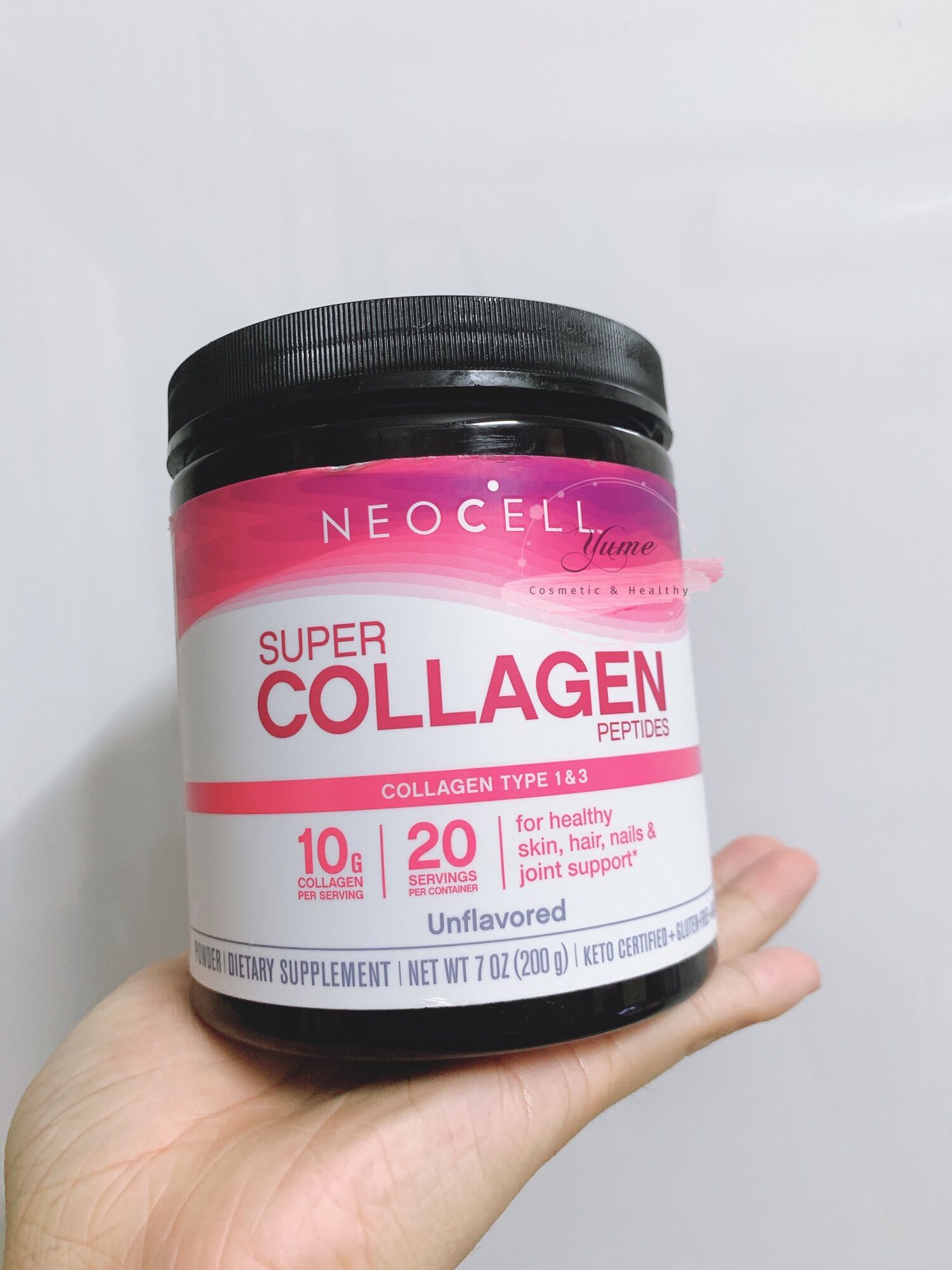 [Bill Mỹ]Collagen thuỷ phân Super collagen Neocell 200gr