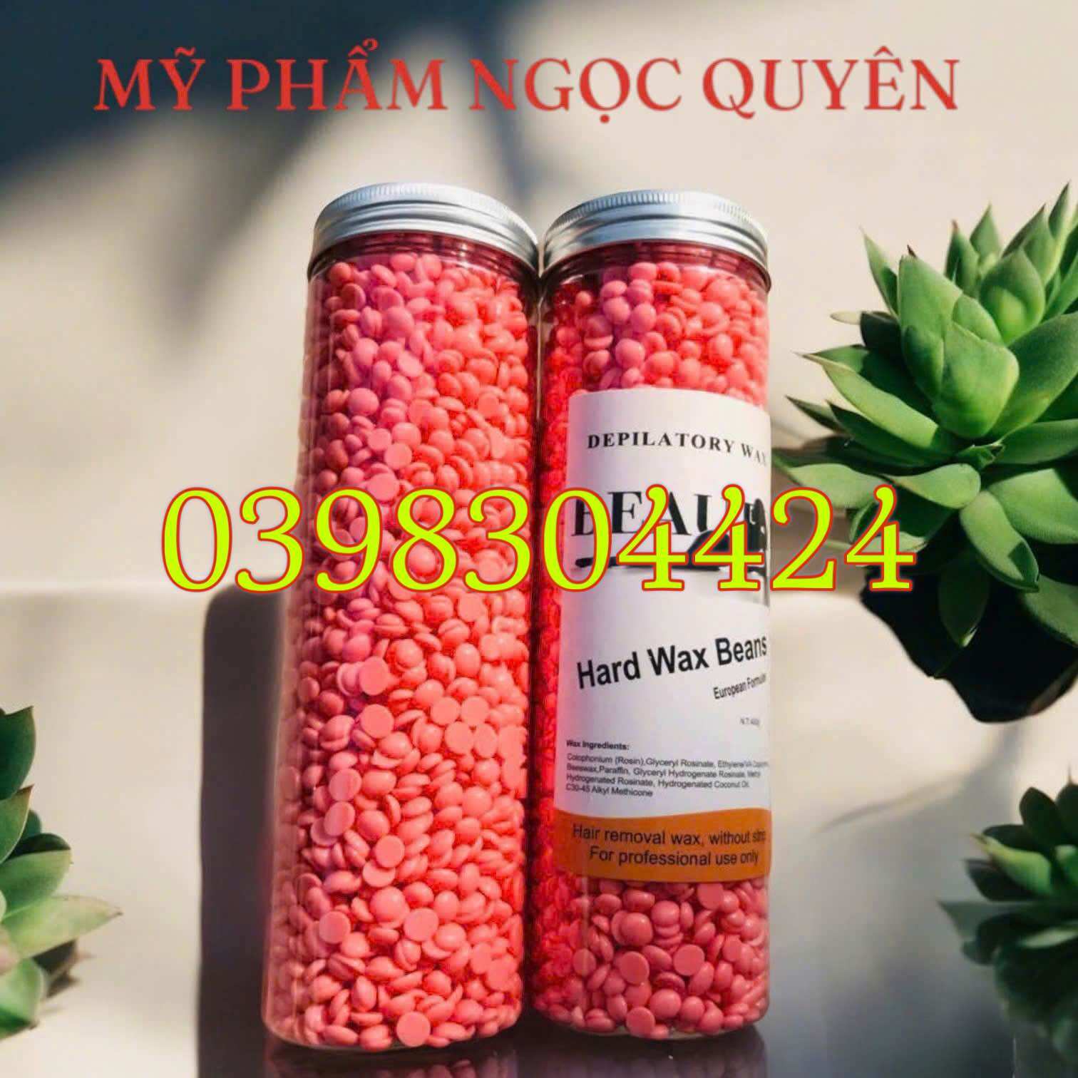 Thanh Lý Sáp Wax Lông Hard Wax Beans Hũ 400G (Màu ngẫu nhiên)