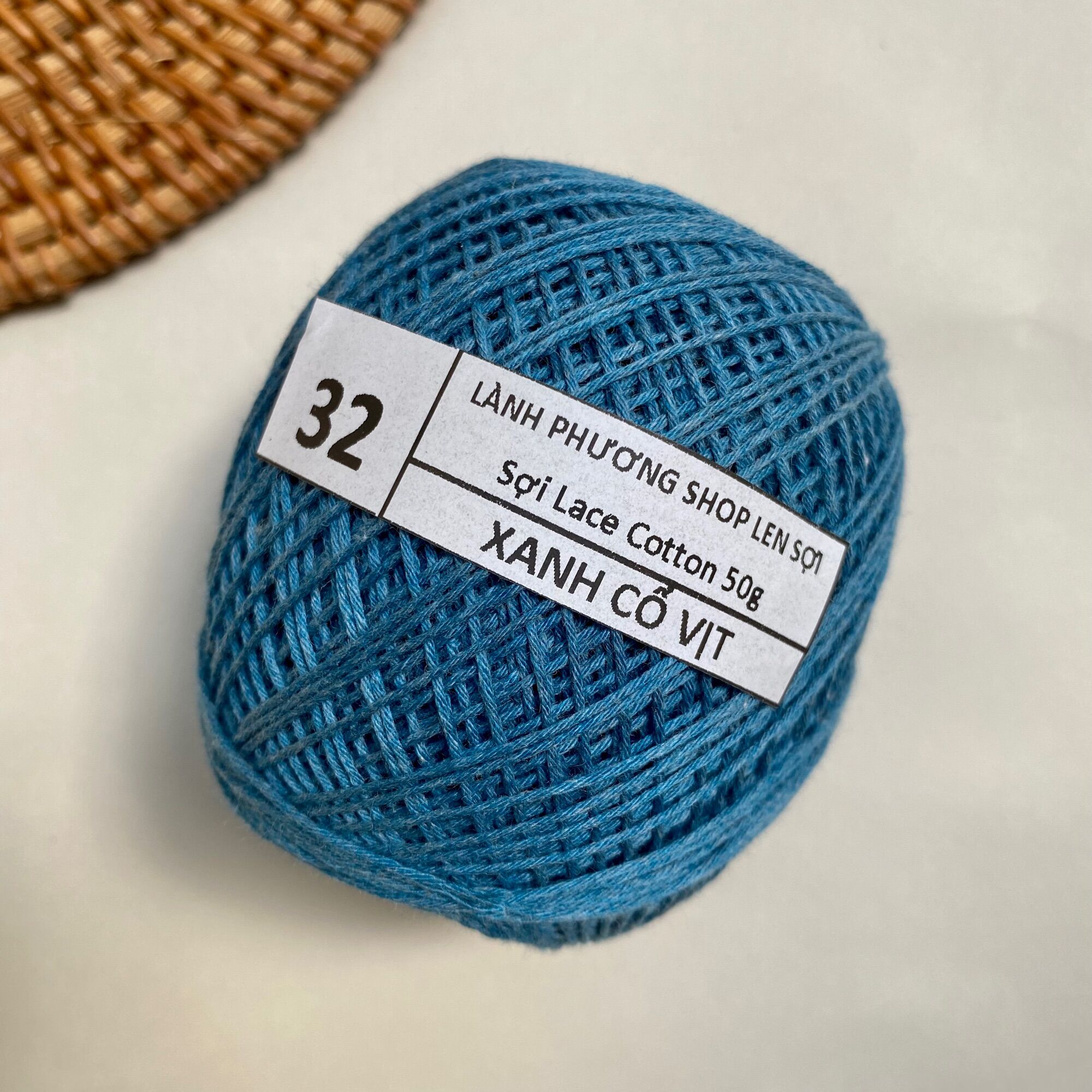 Sợi Lace Cotton 0.8mm Đan Móc Mùa Hè