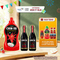 Combo 2 Nước tương CHIN-SU ủ tự nhiên 120 ngày 300ml + Tương Ớt CHIN-SU 1KG