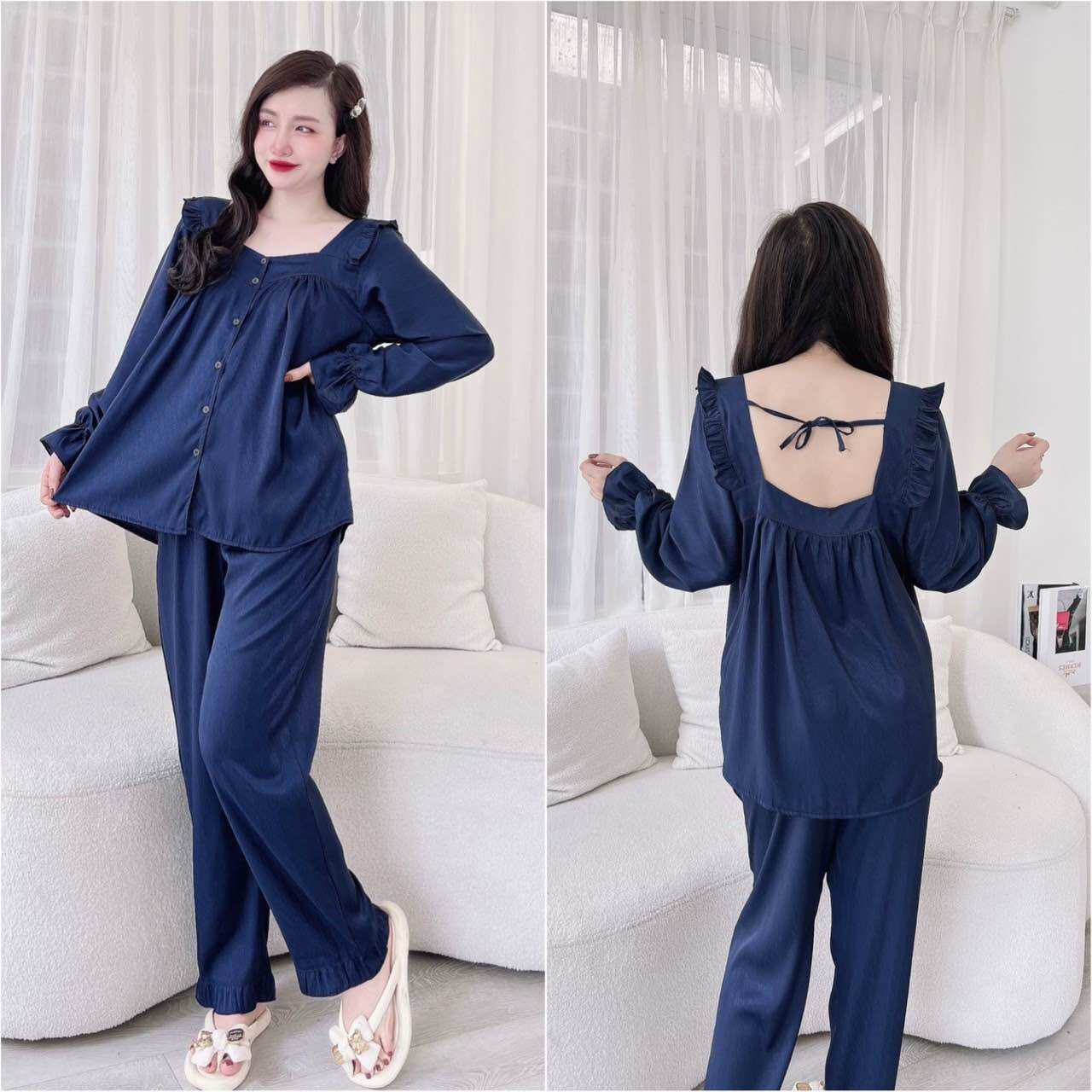 Bộ Lụa Xước Bigsize 50-100kg Form Rộng - Chất Mát
