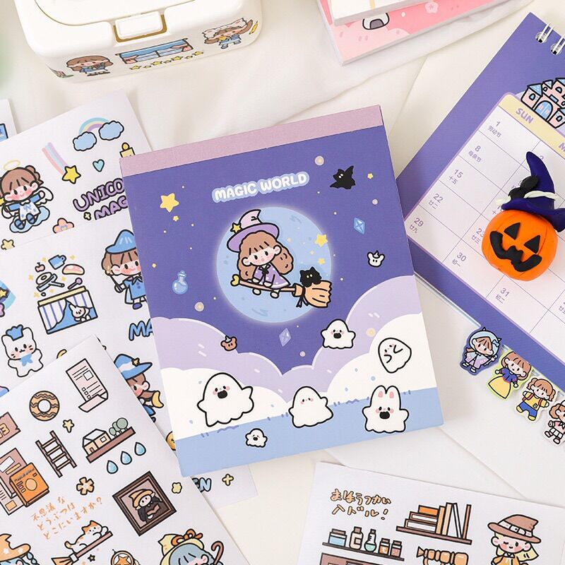 🌸Set 50 tờ sticker nhãn dán trang trí dễ thương🌸