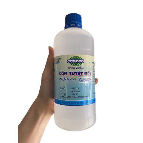 Cồn y tế tuyệt đối 99,5% - Cồn Ethanol nguyên chất 1000ml