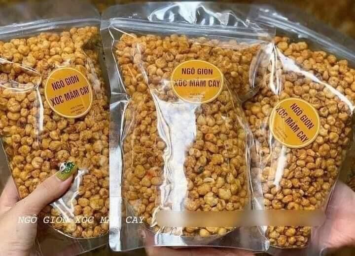 Bắp rim mắm ớt túi 500gr