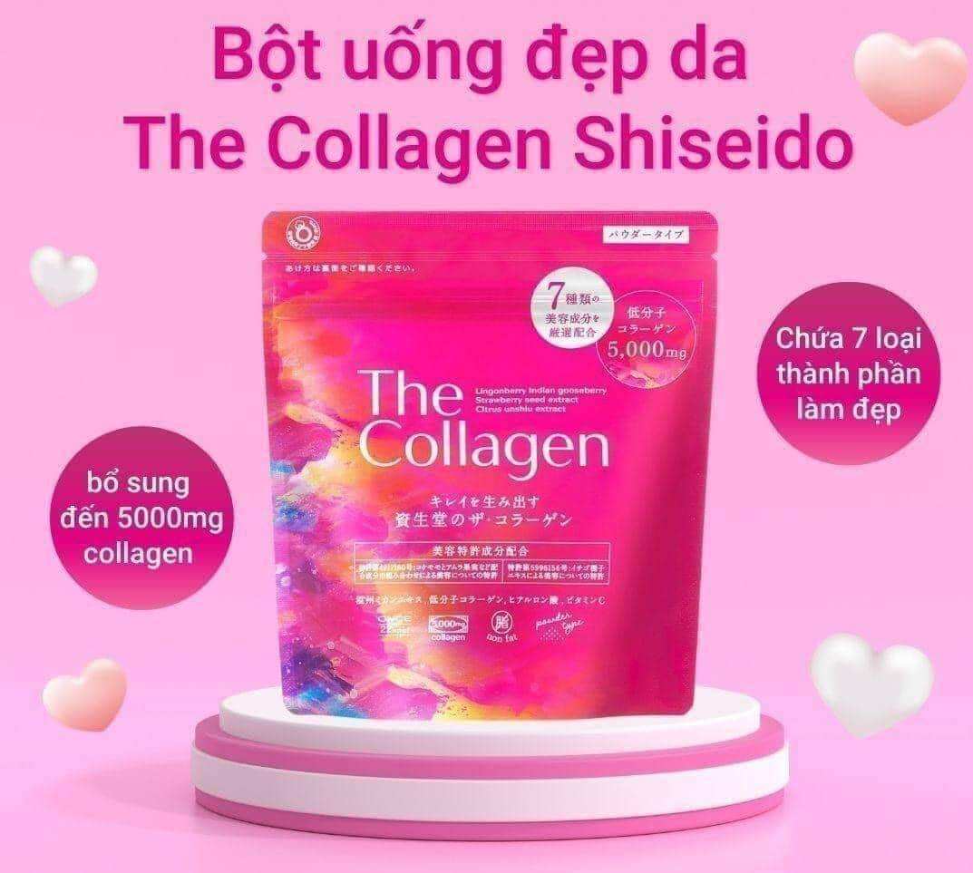 The Collagen Shiseido Dạng Bột Nhật Bản Gói 126g