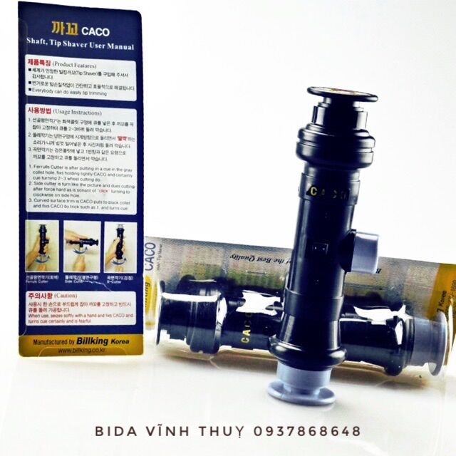 Dụng cụ làm gọt đầu cơ bida Caco Billking