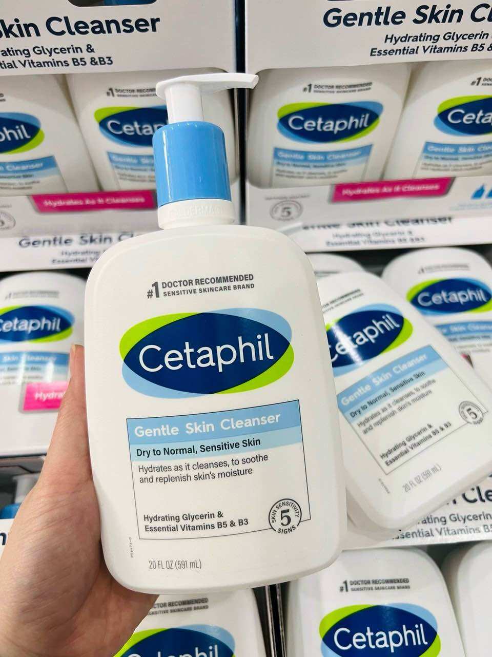 [HCM]Set sữa rửa mặt Centaphil