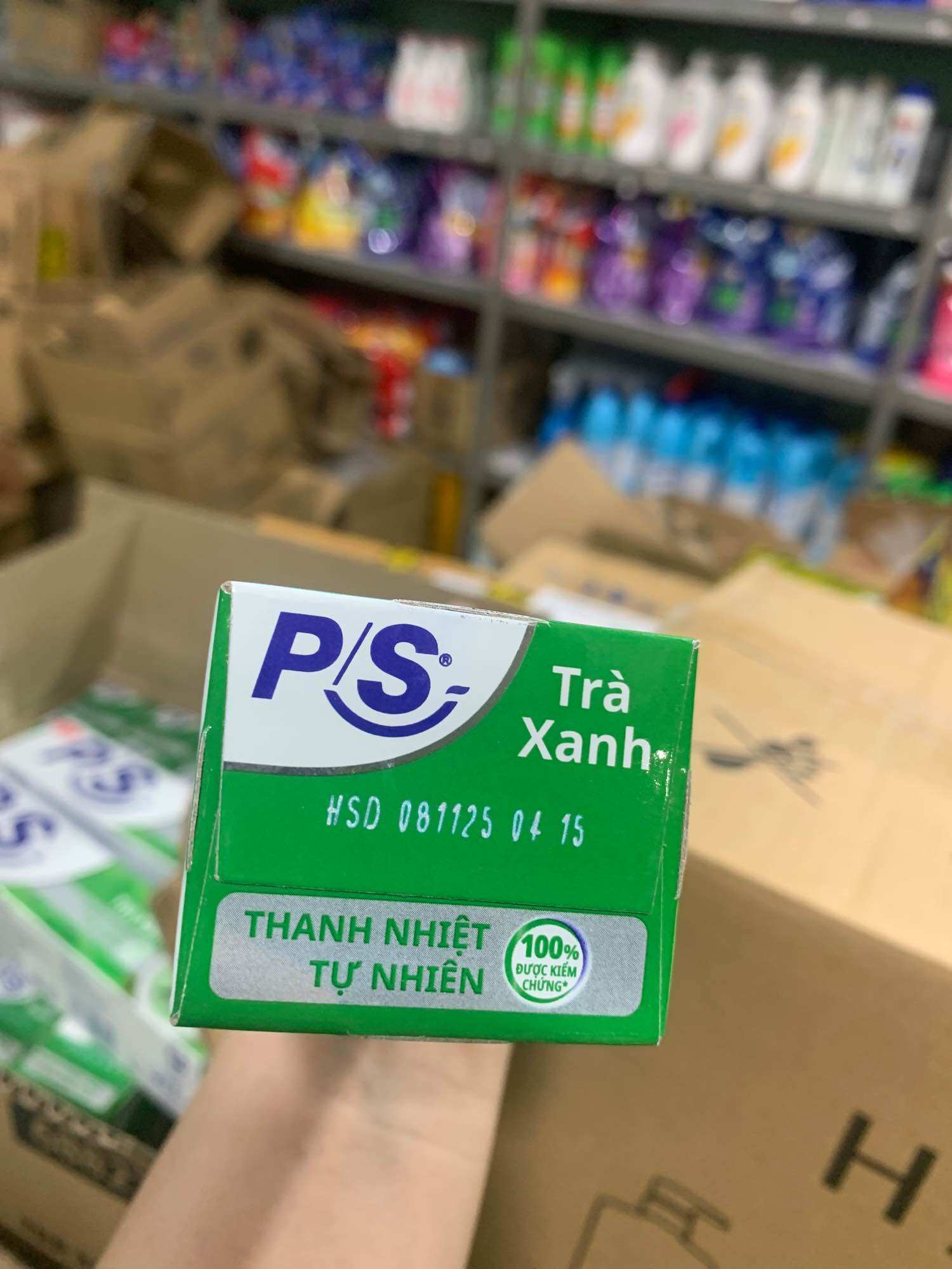 Combo 3 kem đánh răng PS trà xanh chai 230g