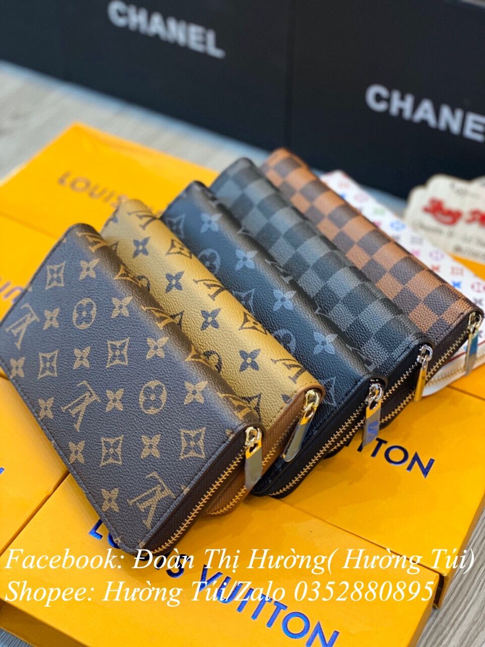Ví xinh nhiều ngăn có hộp