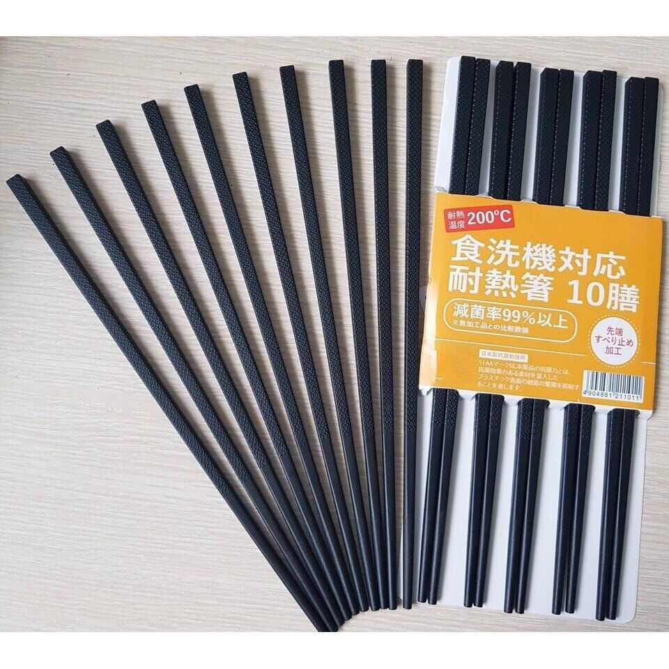 Đũa kháng khuẩn xuất nhật shikisai vi 10 đôi