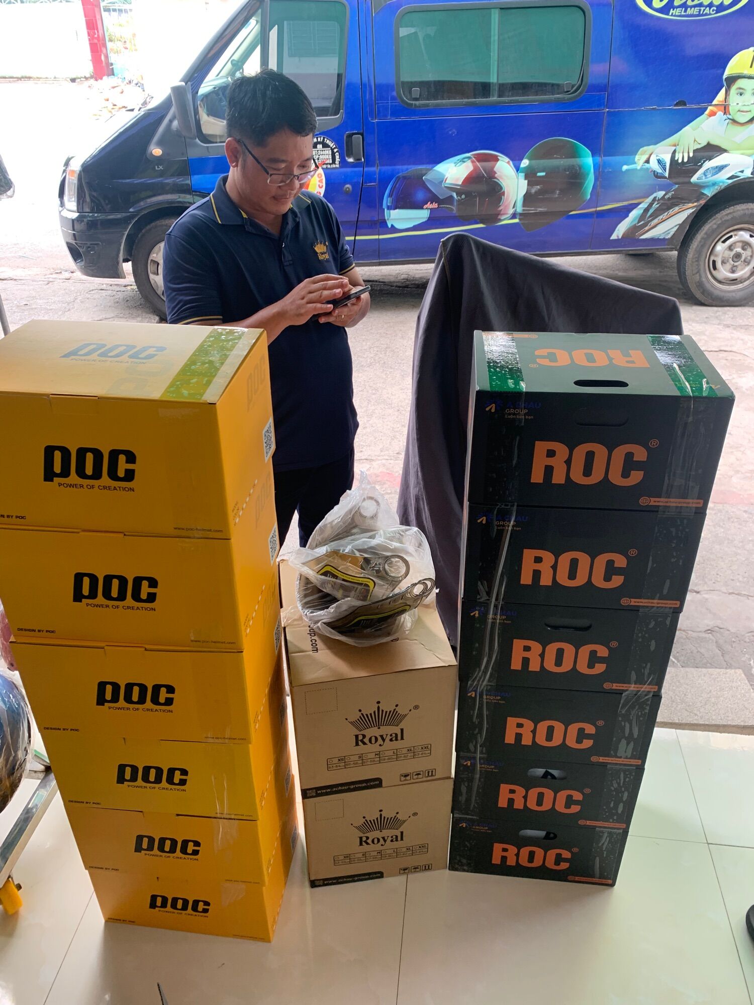Nón POC 07 màu trắng chính hãng full box tặng kèm phụ kiện hãng - MixASale