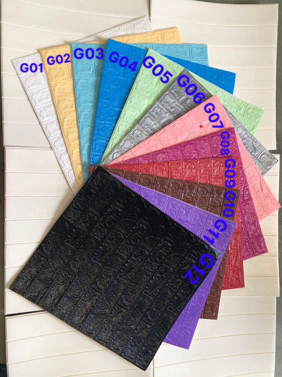 Combo 30 tấm xốp giả gạch 3d 70x77cm