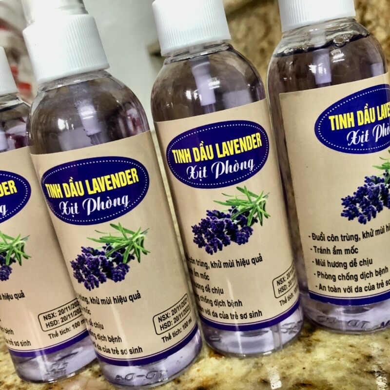 tinh dầu xịt thơm lavender 100ml