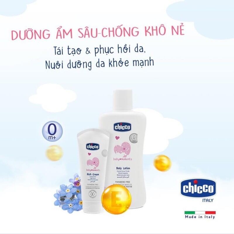 kem dưỡng ẩm chicco cho bé