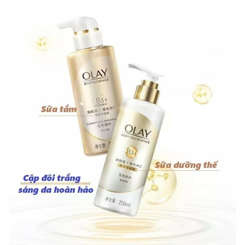 Sữa tắm dưỡng trắng da Olay B3 vitamin C
