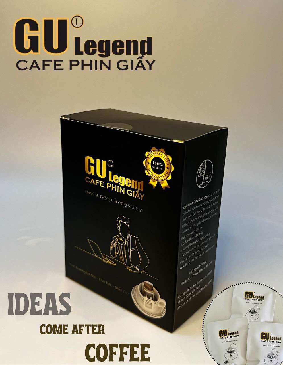 Cafe Phin Giấy GU Legend
