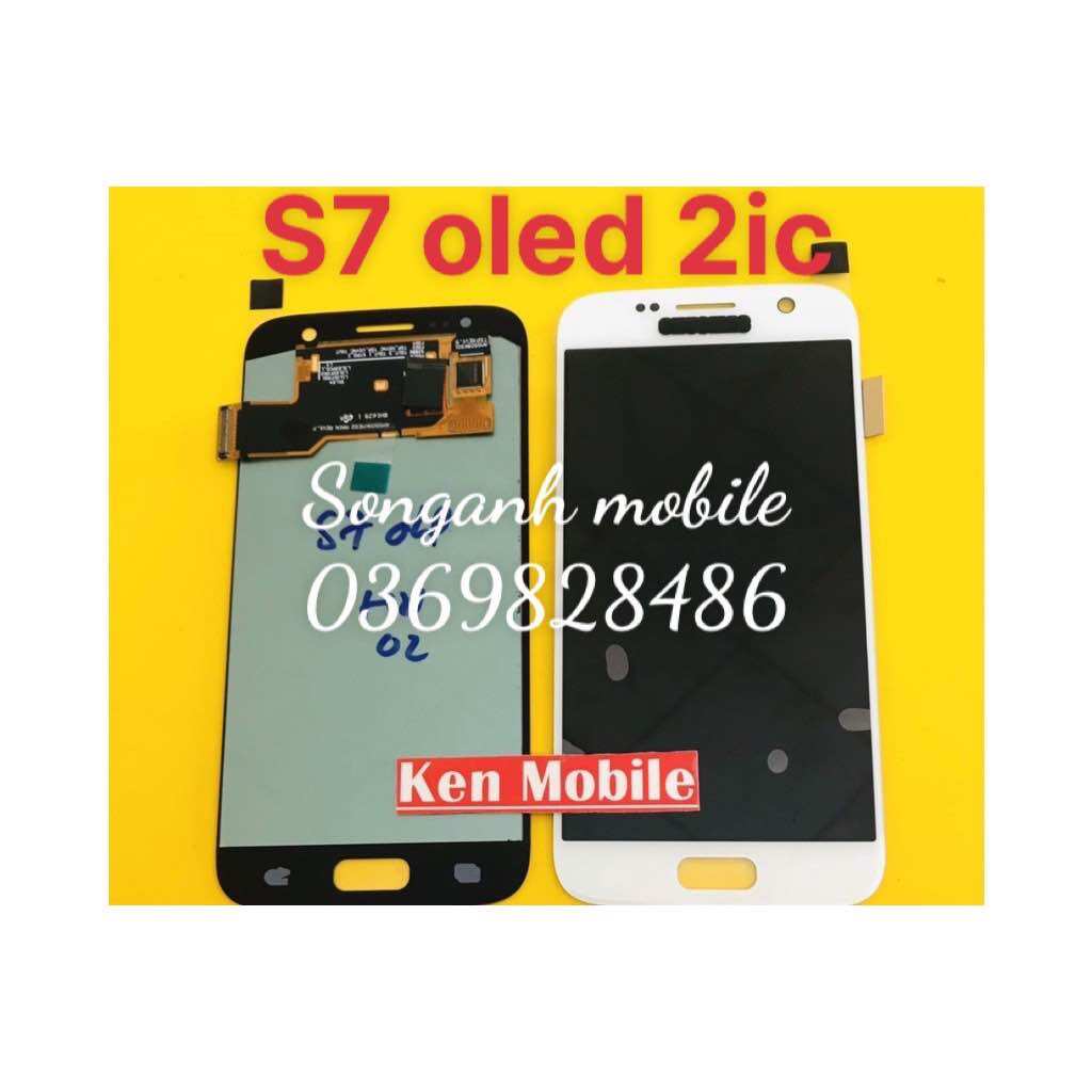 Màn Hình Samsung S7 / G930F Loại OLED - 2iC (tặng Kèm keo dán)