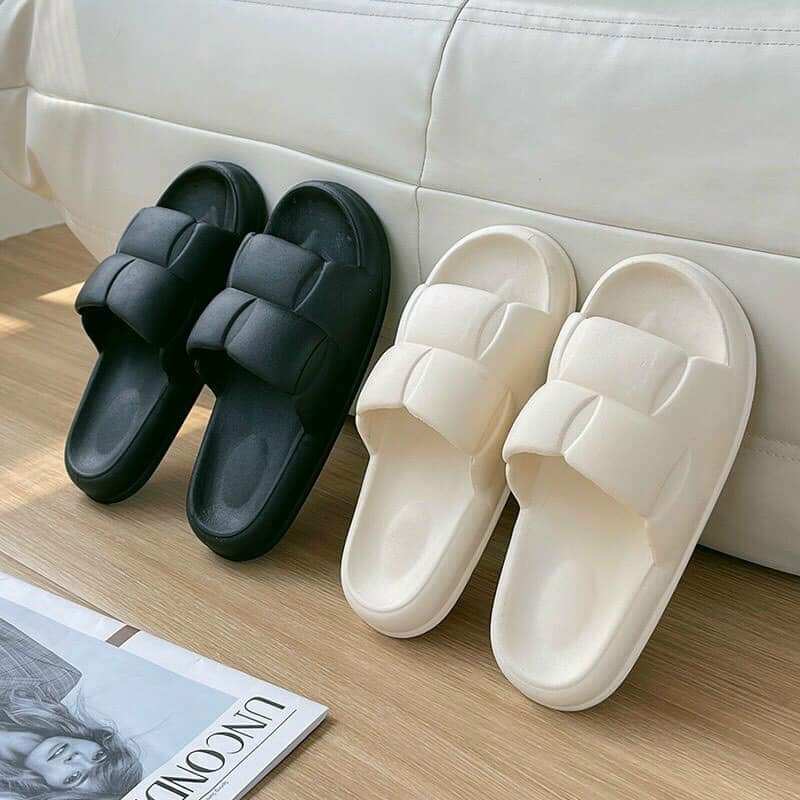 Dép nữ quai ngang bánh mì siêu nhẹ hot trend