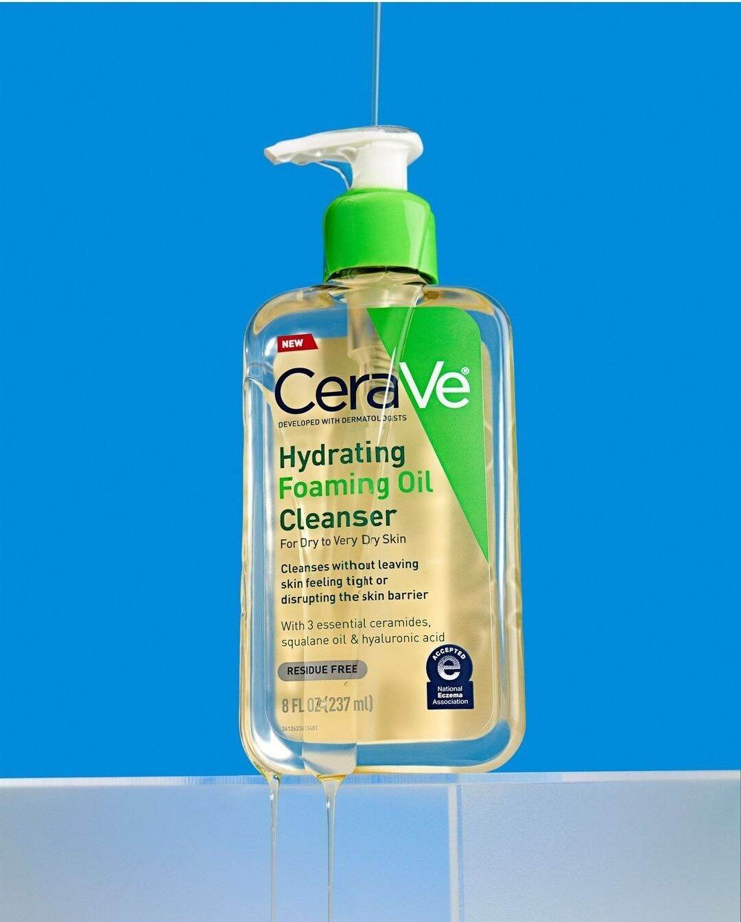 Sữa rửa mặt Cerave Hydrating Foaming Oil Cleanser