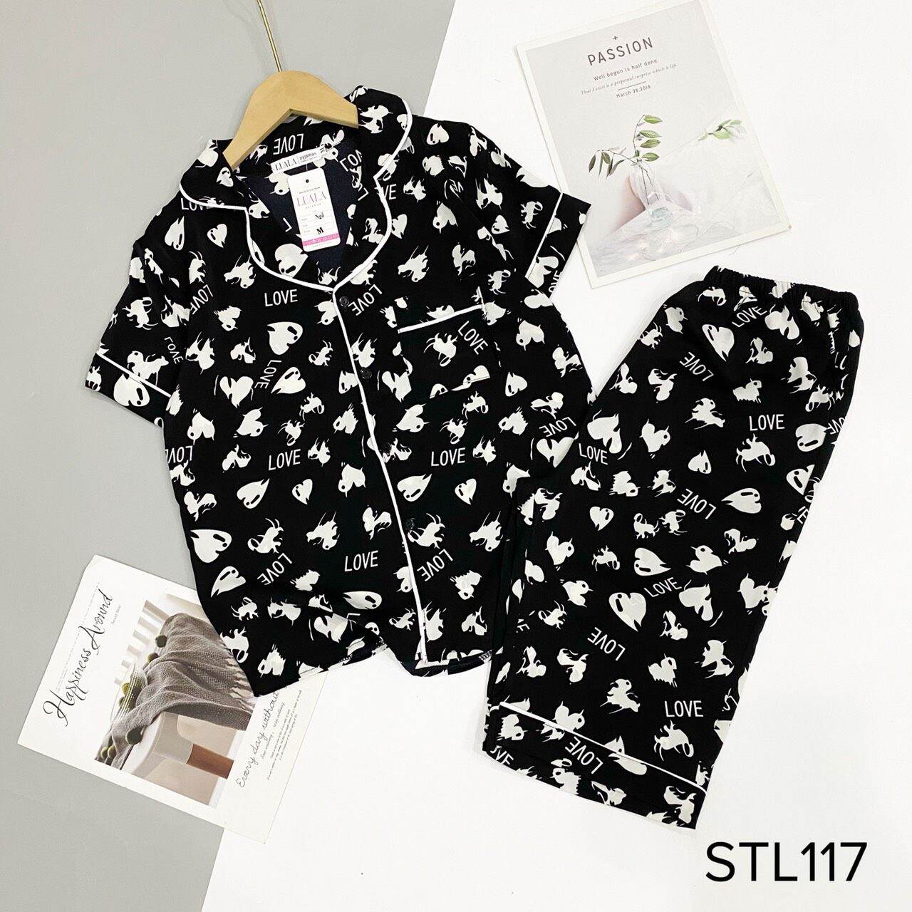 Bộ pijama lụa mango đùi, lửng cao cấp có size