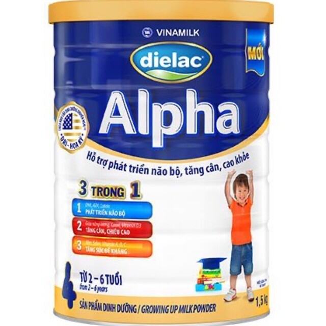 Sữa bột Dielac Alpha 4 _ 1,5kg HSD 2023