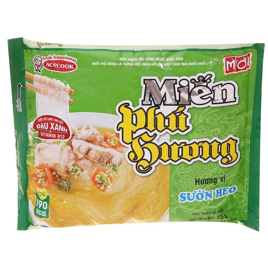 Thùng 24 gói miến Phú Hương