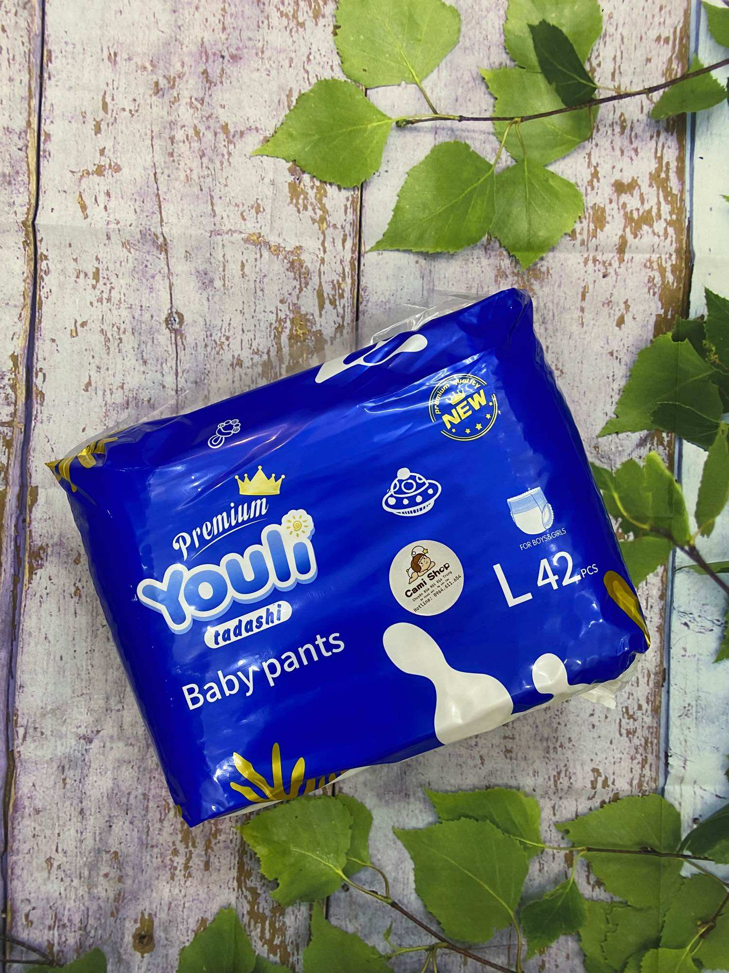 Bỉm quần trẻ em youli xanh nội địa trung đủ size
